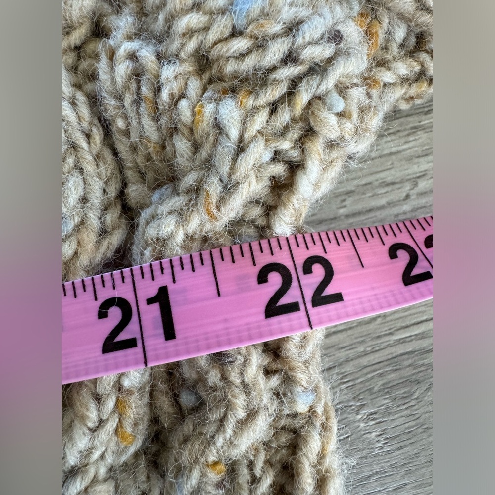 Lauren Ralph Lauren Cream Cable Knit Button Front Cardigan - Picture 8 of 12